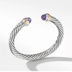 David Yurman Cable Classic Bracelet with Amethyst